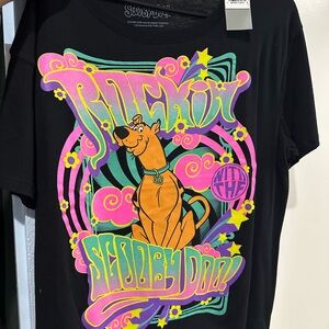 Scooby Doo Black Graphic T-Shirt